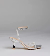 Fab Icon Butterfly Rhinestone Stiletto Heels