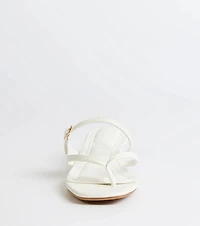 Chic Trend Thong Strap Kitten Heel Mules