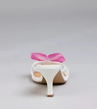 Beauty The Tropics Flower Strappy Mules