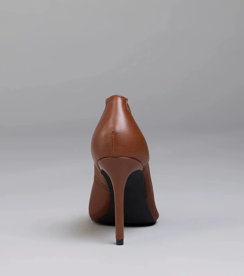 All Pretty Sheer Mesh Stiletto Pumps