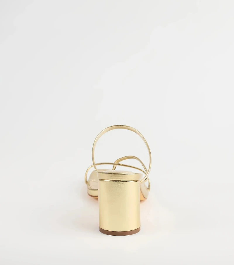 So Much Personality Strappy Block Heels
