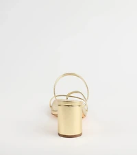 So Much Personality Strappy Block Heels