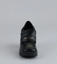 Elevated Chic Platform Loafers