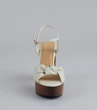 Rise Above Platform Block Heels