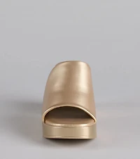 90s Icon Platform Block Heel Mules