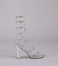 Catch Me the Cosmos Star Spiral Heels