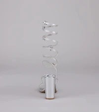 Catch Me the Cosmos Star Spiral Heels