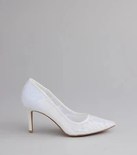 Romance Always Lace Stiletto Pumps