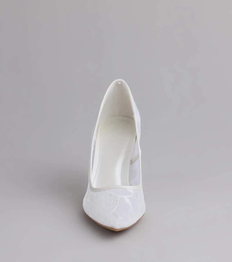 Romance Always Lace Stiletto Pumps