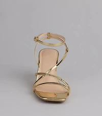 Simply Stunning Strappy Kitten Heels