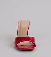 Glam Stunner Stiletto Mules