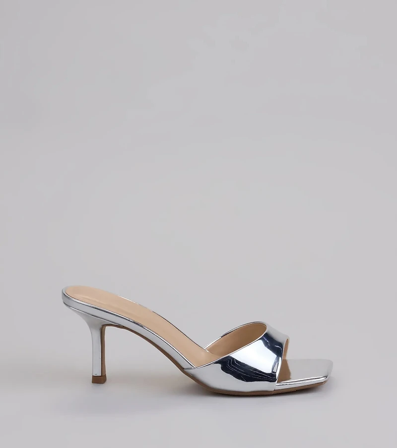 Glam Stunner Stiletto Mules
