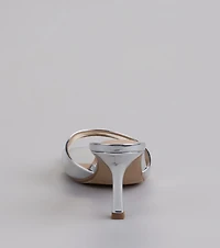 Glam Stunner Stiletto Mules