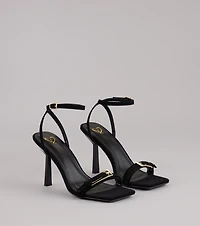 Strap Luxe Stiletto Heels