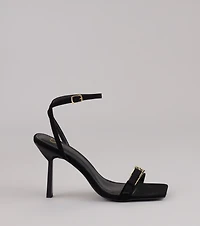 Strap Luxe Stiletto Heels