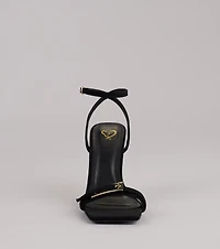 Strap Luxe Stiletto Heels