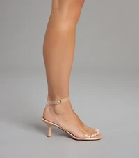Strut Factor Patent Stiletto Kitten Heels