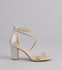 Starlight Steps Strappy Block Heels