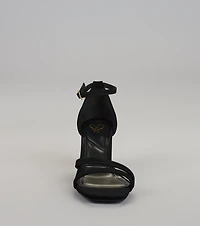 Chic Step Strappy Block Heels