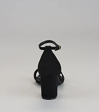 Chic Step Strappy Block Heels