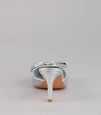 Party Edit Bow Mules