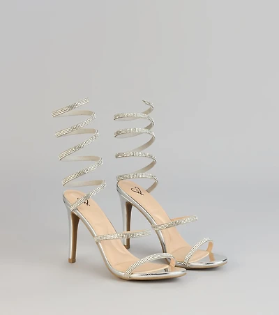 Wrapped Radiance Stiletto Heels