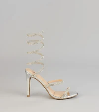 Wrapped Radiance Stiletto Heels