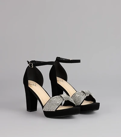 Starlight Charm Glitter Platform Heels