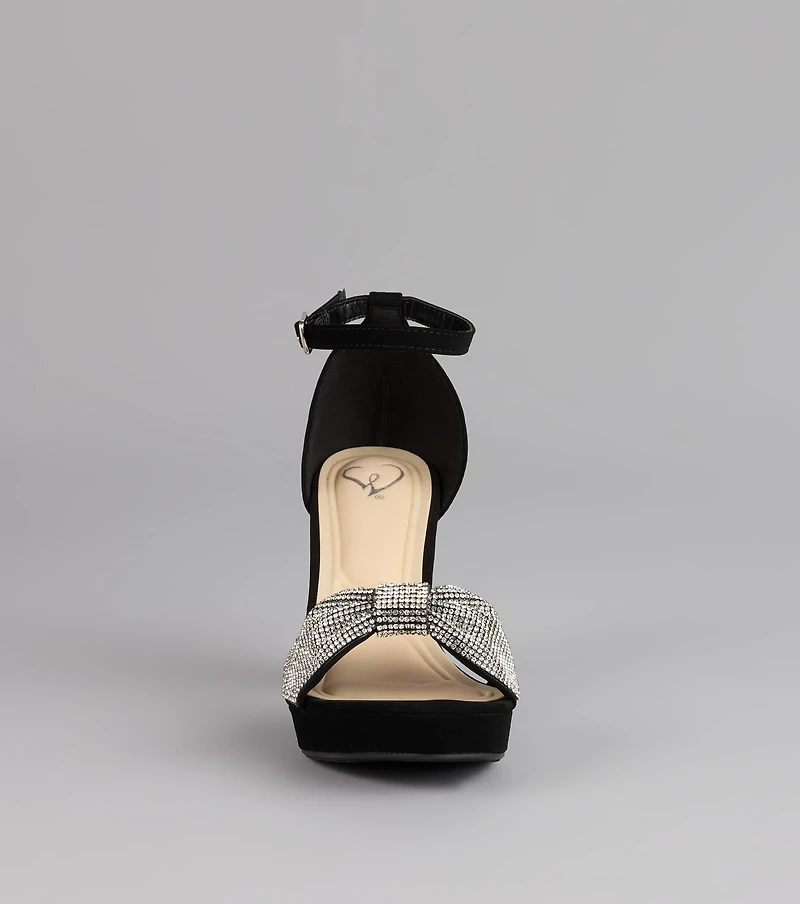 Starlight Charm Glitter Platform Heels