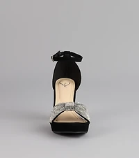 Starlight Charm Glitter Platform Heels