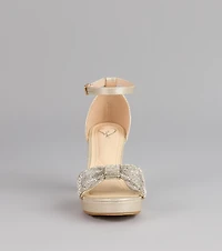 Starlight Charm Glitter Platform Heels