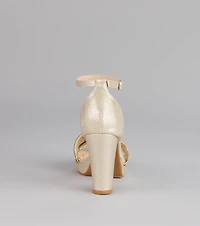 Starlight Charm Glitter Platform Heels