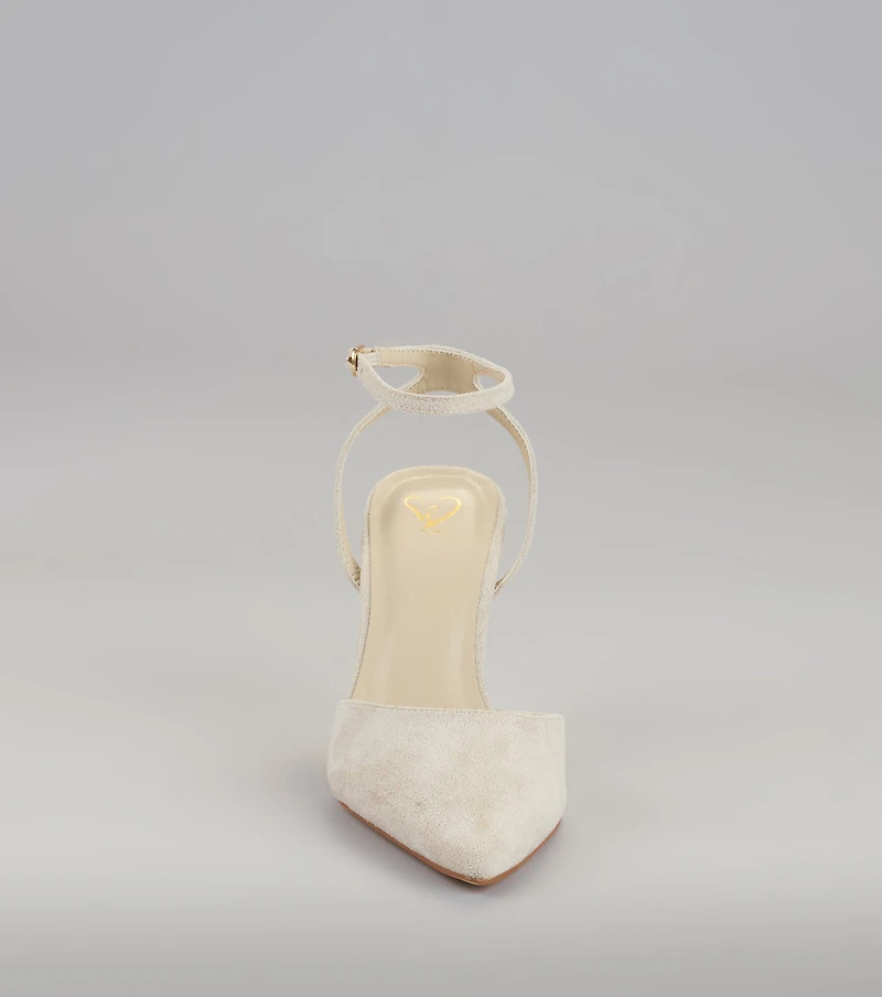 Sleek Intentions Slingback Heels