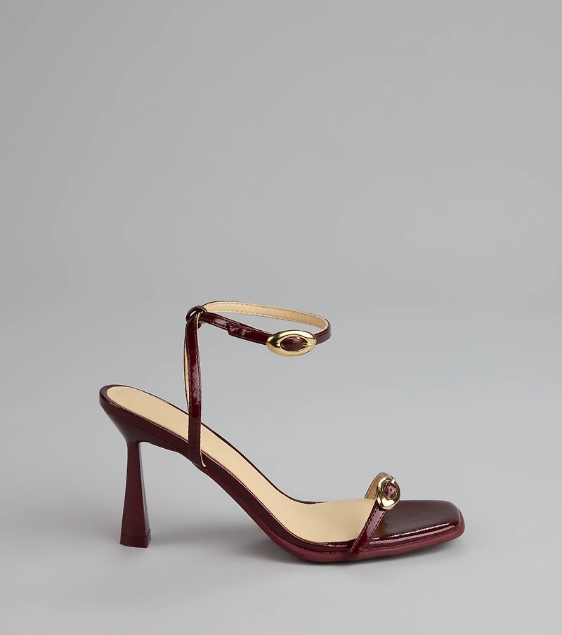 Power Play Patent Stiletto Heels