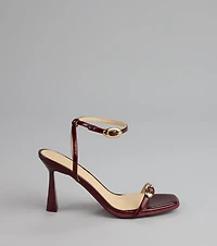 Power Play Patent Stiletto Heels