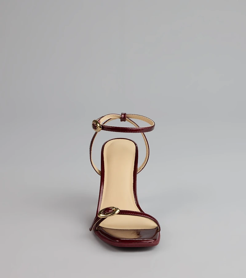 Power Play Patent Stiletto Heels