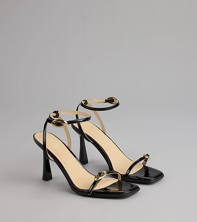 Power Play Patent Stiletto Heels