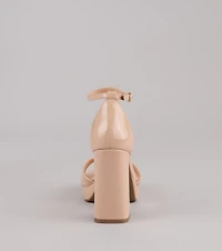 Weekend Glam Platform Block Heels