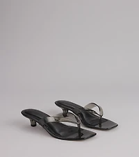 Throwback Glow Jelly Kitten Heels