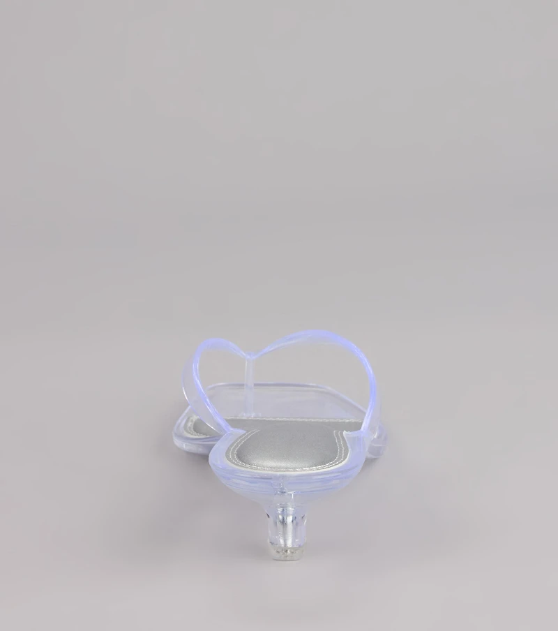 Throwback Glow Jelly Kitten Heels
