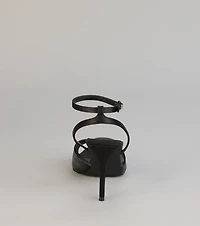 Barely There Mesh Stiletto Heels