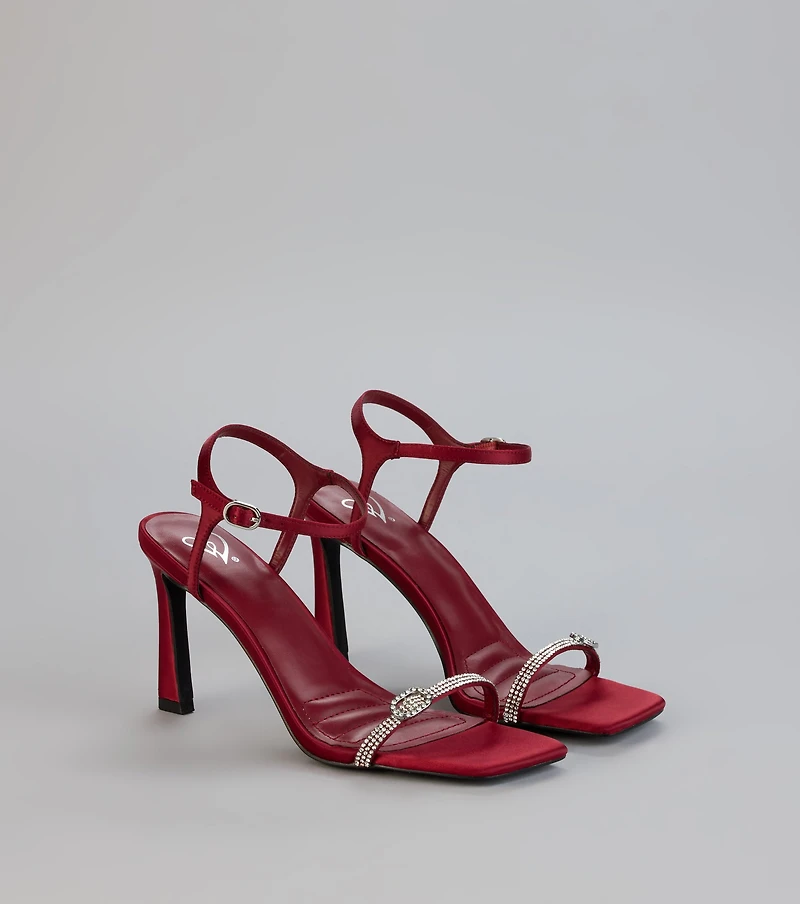 Nightwave Glam Rhinestone Heels