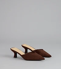 Chic Steps Pointed Toe Pumps