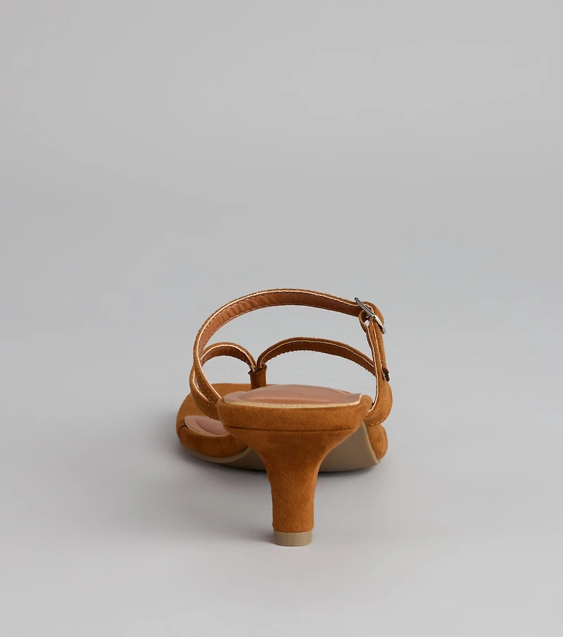 Butterflies and Brunch Kitten Heels