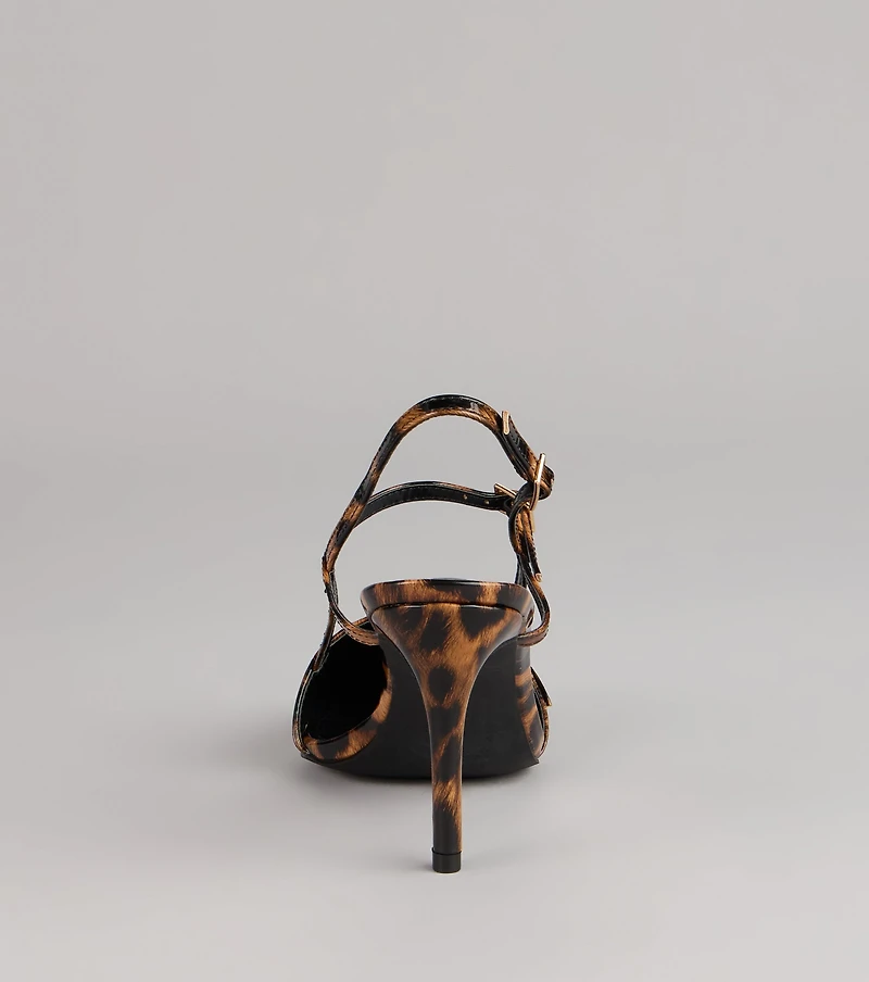 Intentionally Fierce Leopard Stiletto Heels