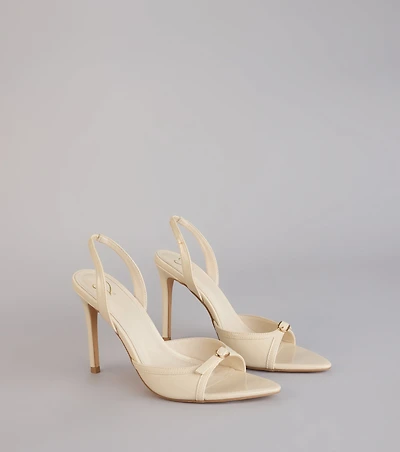 RSVP Ready Slingback Stiletto Heels