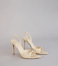 RSVP Ready Slingback Stiletto Heels