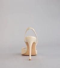 RSVP Ready Slingback Stiletto Heels
