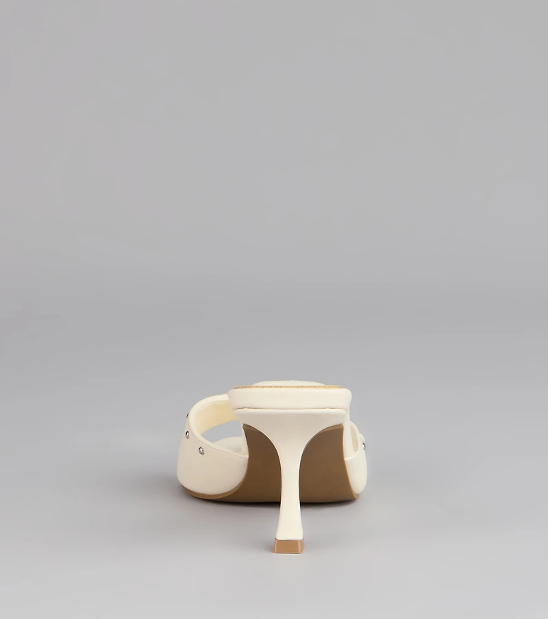 Dress It Up Buckle Stiletto Heels