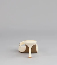 Dress It Up Buckle Stiletto Heels